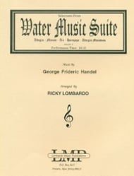 cover WATER MUSIC SUITE FLUTE QUARTET cover